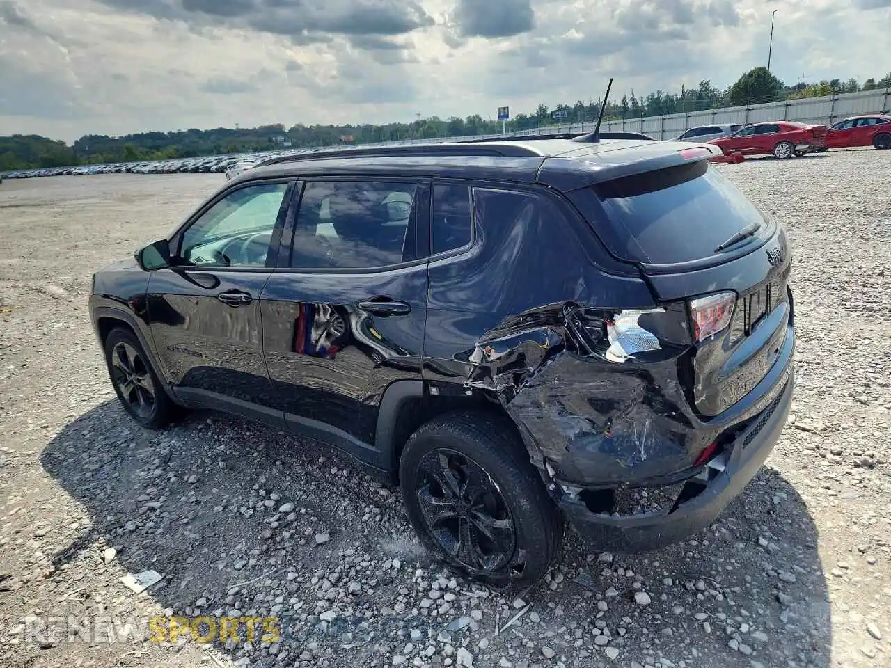 2 Фотография поврежденного автомобиля 3C4NJCBB0MT573735 JEEP COMPASS 2021