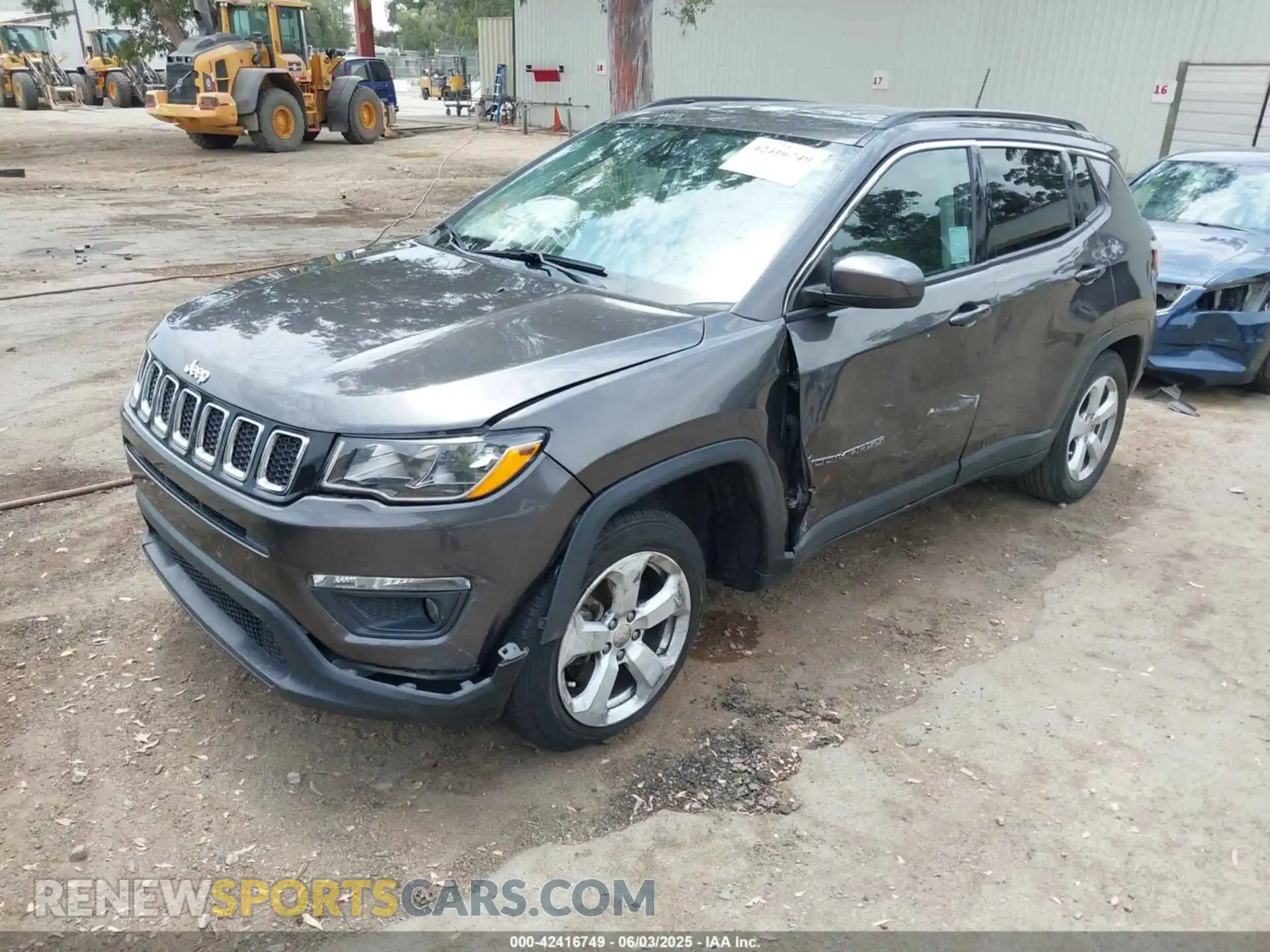 2 Photograph of a damaged car 3C4NJCBB0MT598778 JEEP COMPASS 2021