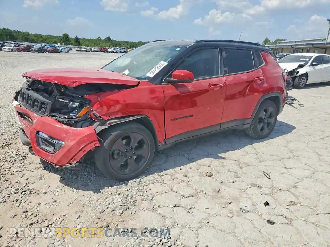 1 Photograph of a damaged car 3C4NJCBB1MT502012 JEEP COMPASS 2021