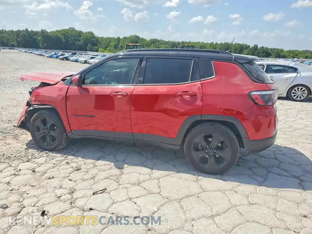 2 Photograph of a damaged car 3C4NJCBB1MT502012 JEEP COMPASS 2021