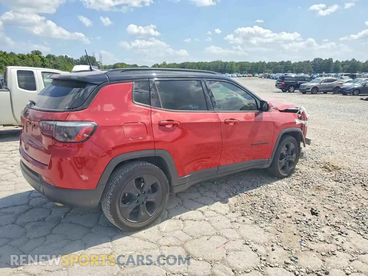 3 Photograph of a damaged car 3C4NJCBB1MT502012 JEEP COMPASS 2021