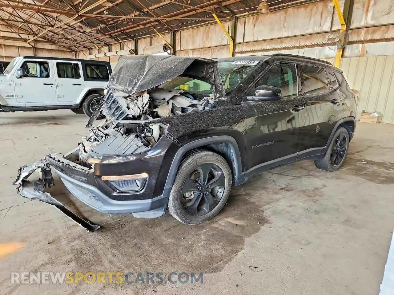 1 Фотография поврежденного автомобиля 3C4NJCBB1MT538900 JEEP COMPASS 2021