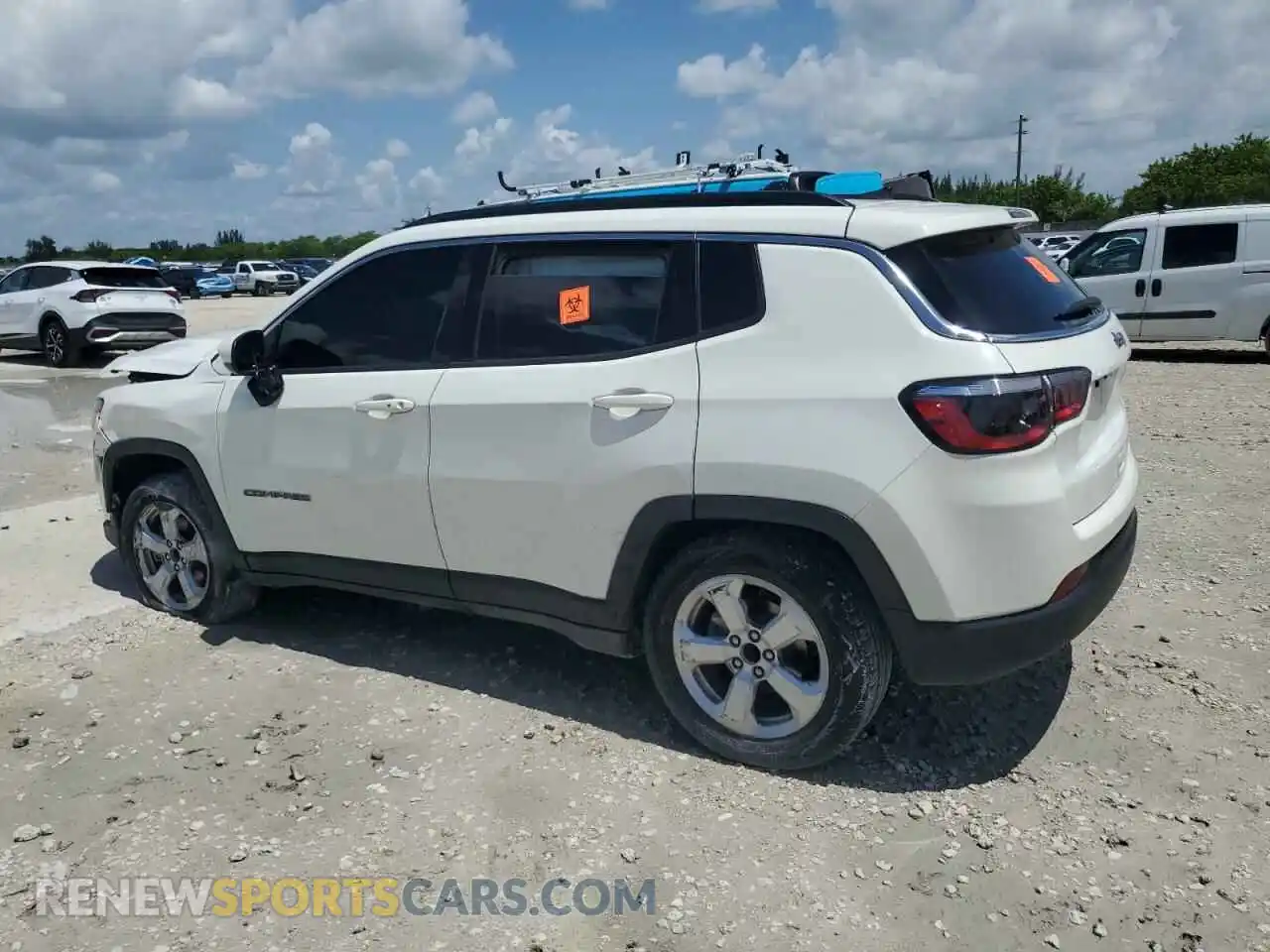 2 Photograph of a damaged car 3C4NJCBB1MT559620 JEEP COMPASS 2021