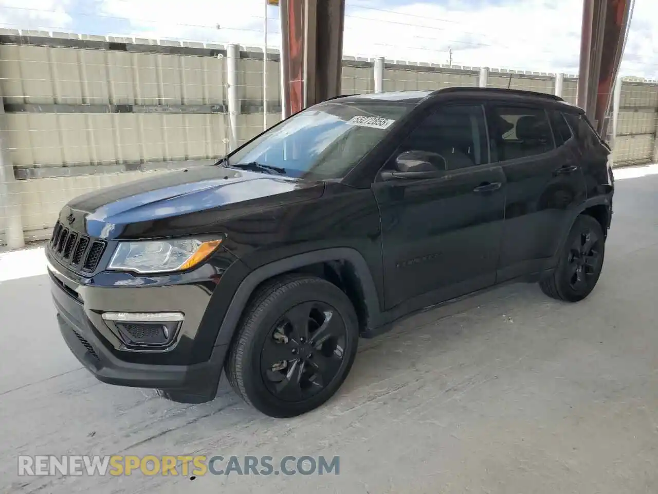 1 Photograph of a damaged car 3C4NJCBB1MT570942 JEEP COMPASS 2021