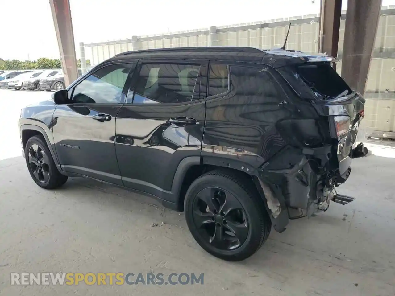2 Photograph of a damaged car 3C4NJCBB1MT570942 JEEP COMPASS 2021