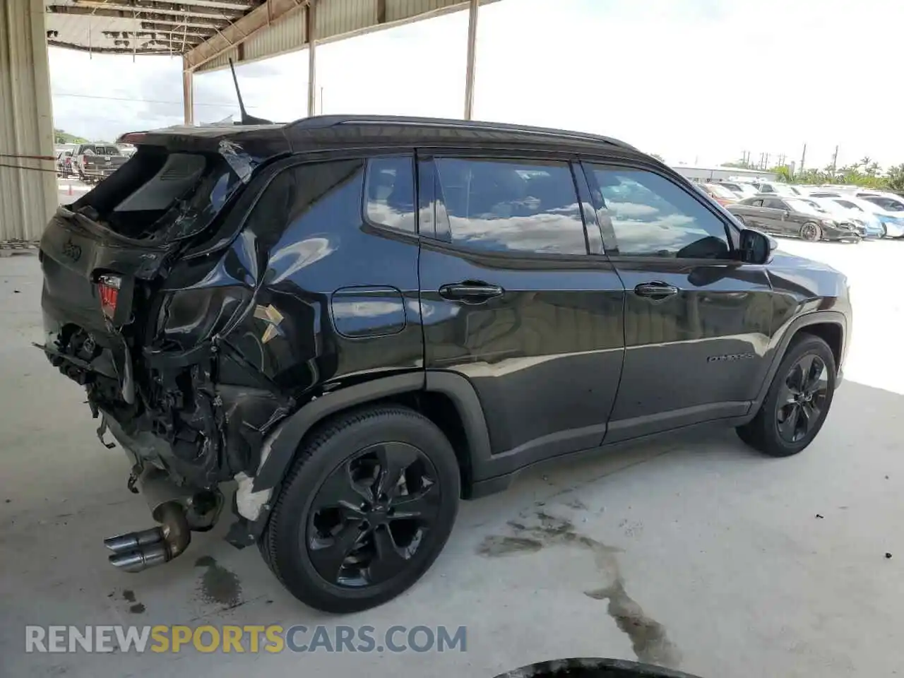 3 Photograph of a damaged car 3C4NJCBB1MT570942 JEEP COMPASS 2021