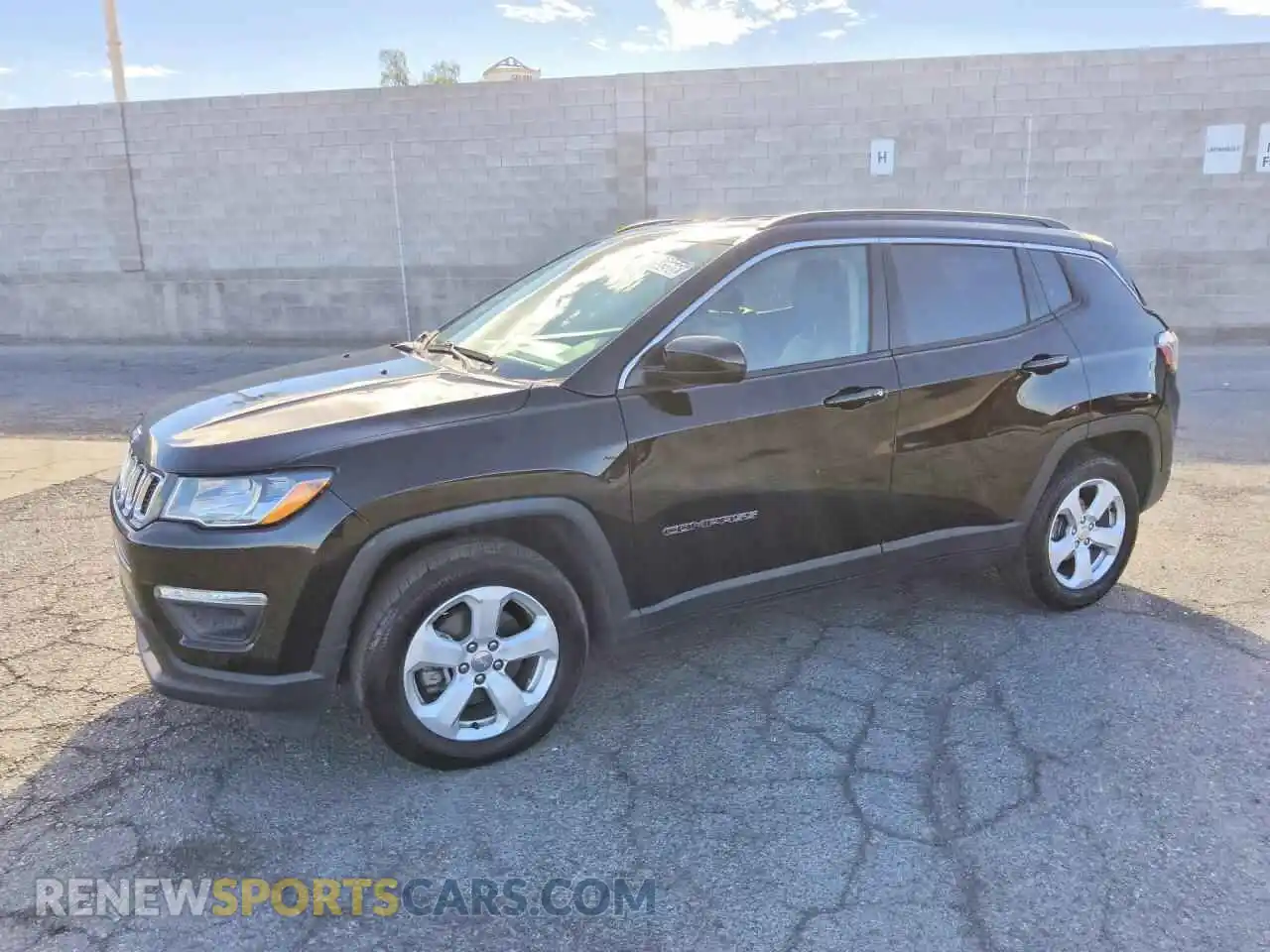 1 Photograph of a damaged car 3C4NJCBB1MT592097 JEEP COMPASS 2021