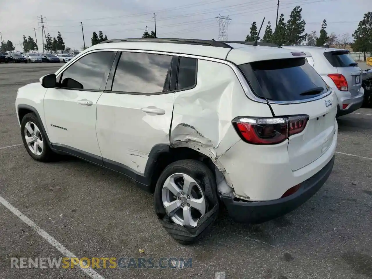 2 Photograph of a damaged car 3C4NJCBB3MT538820 JEEP COMPASS 2021