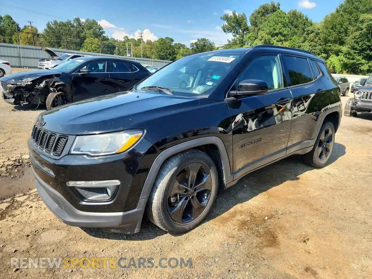1 Photograph of a damaged car 3C4NJCBB4MT510833 JEEP COMPASS 2021