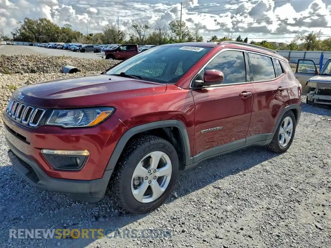 1 Photograph of a damaged car 3C4NJCBB4MT560020 JEEP COMPASS 2021
