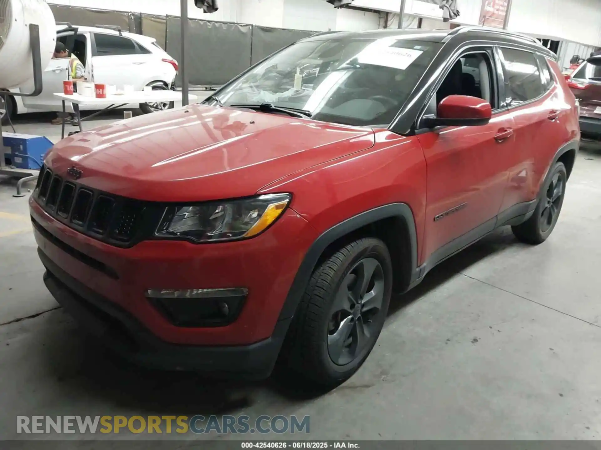 2 Photograph of a damaged car 3C4NJCBB4MT587363 JEEP COMPASS 2021