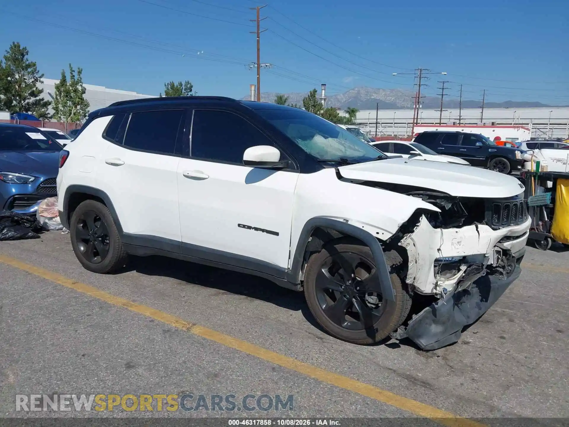 1 Фотография поврежденного автомобиля 3C4NJCBB5MT532081 JEEP COMPASS 2021