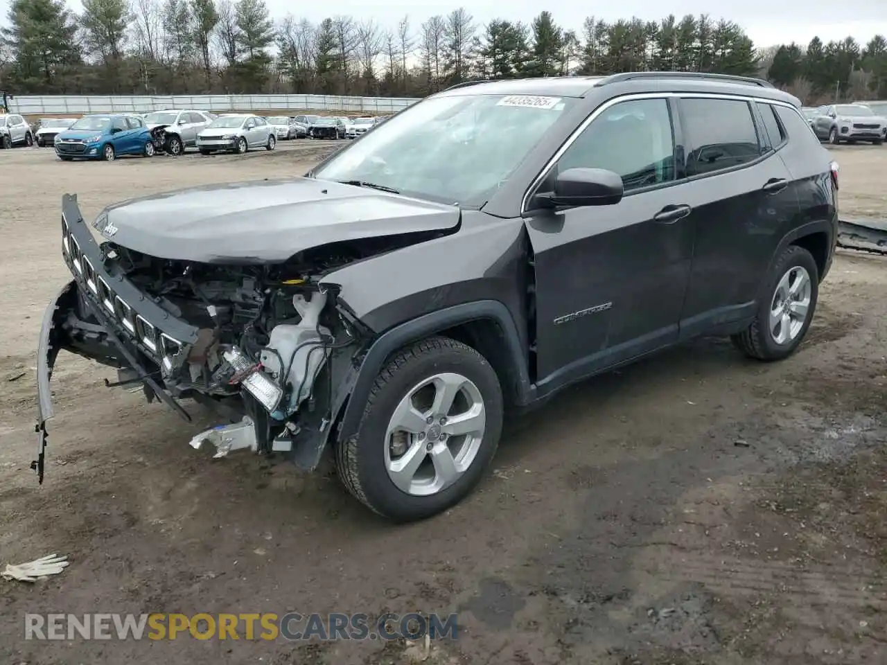 1 Photograph of a damaged car 3C4NJCBB5MT592474 JEEP COMPASS 2021