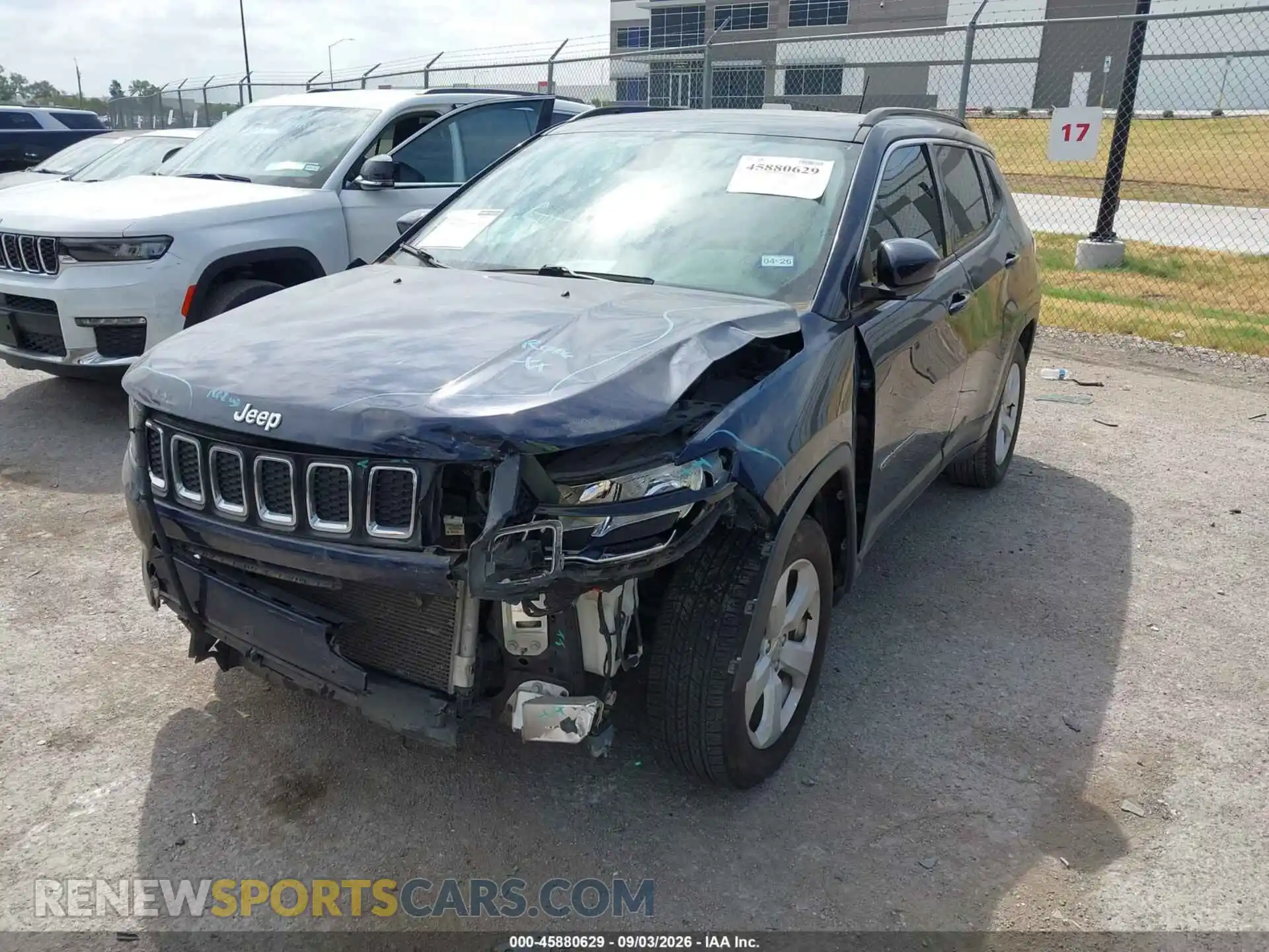 2 Photograph of a damaged car 3C4NJCBB6MT502426 JEEP COMPASS 2021