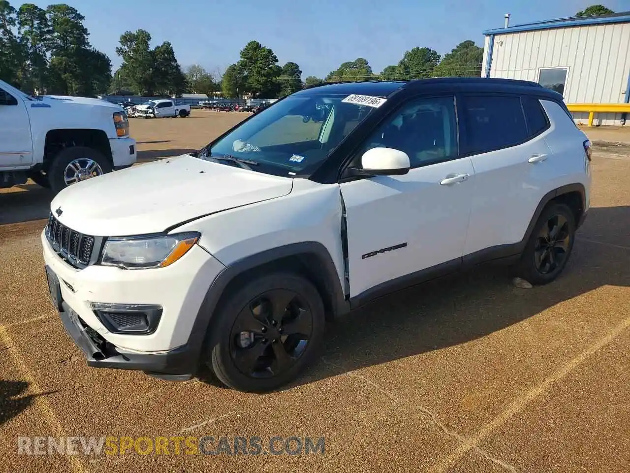1 Photograph of a damaged car 3C4NJCBB6MT550122 JEEP COMPASS 2021