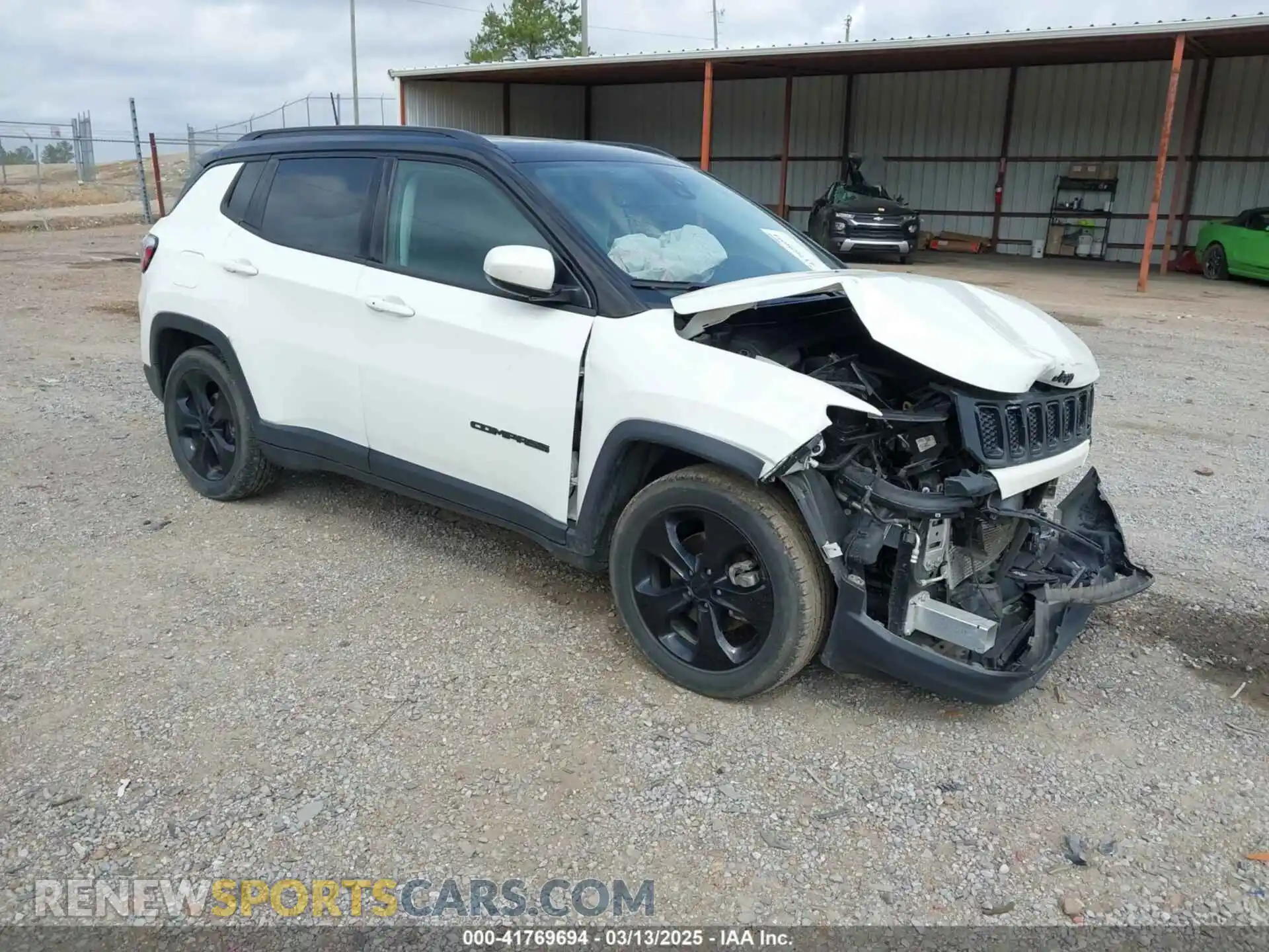 1 Photograph of a damaged car 3C4NJCBB6MT587350 JEEP COMPASS 2021