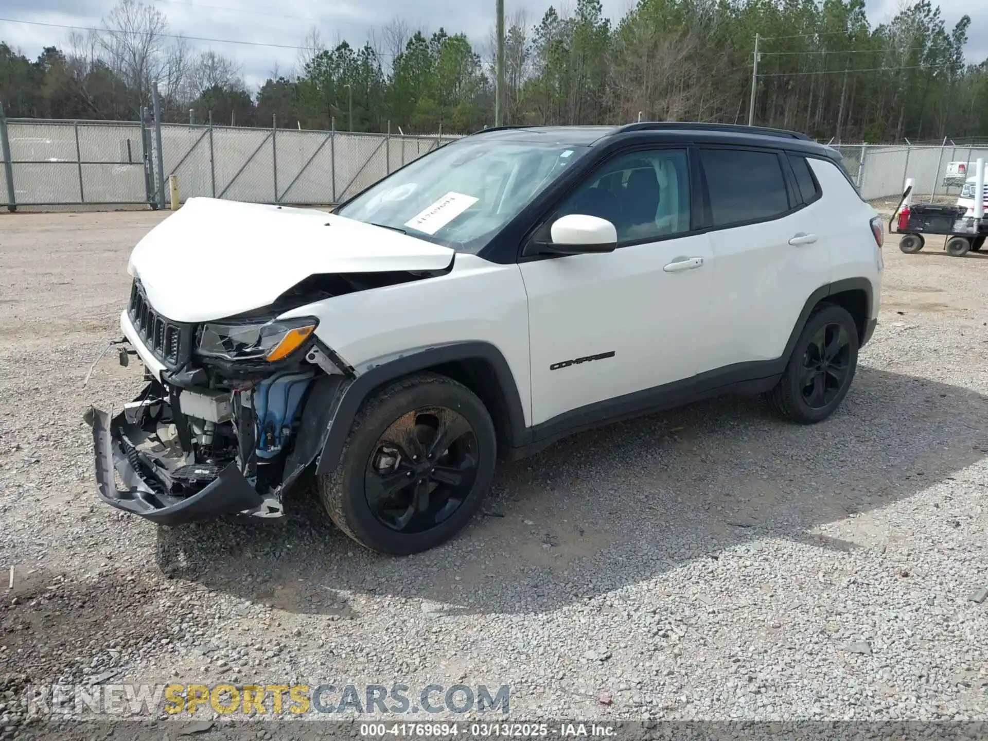 2 Photograph of a damaged car 3C4NJCBB6MT587350 JEEP COMPASS 2021