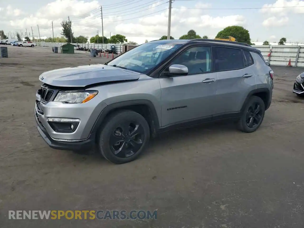 1 Photograph of a damaged car 3C4NJCBB7MT509188 JEEP COMPASS 2021