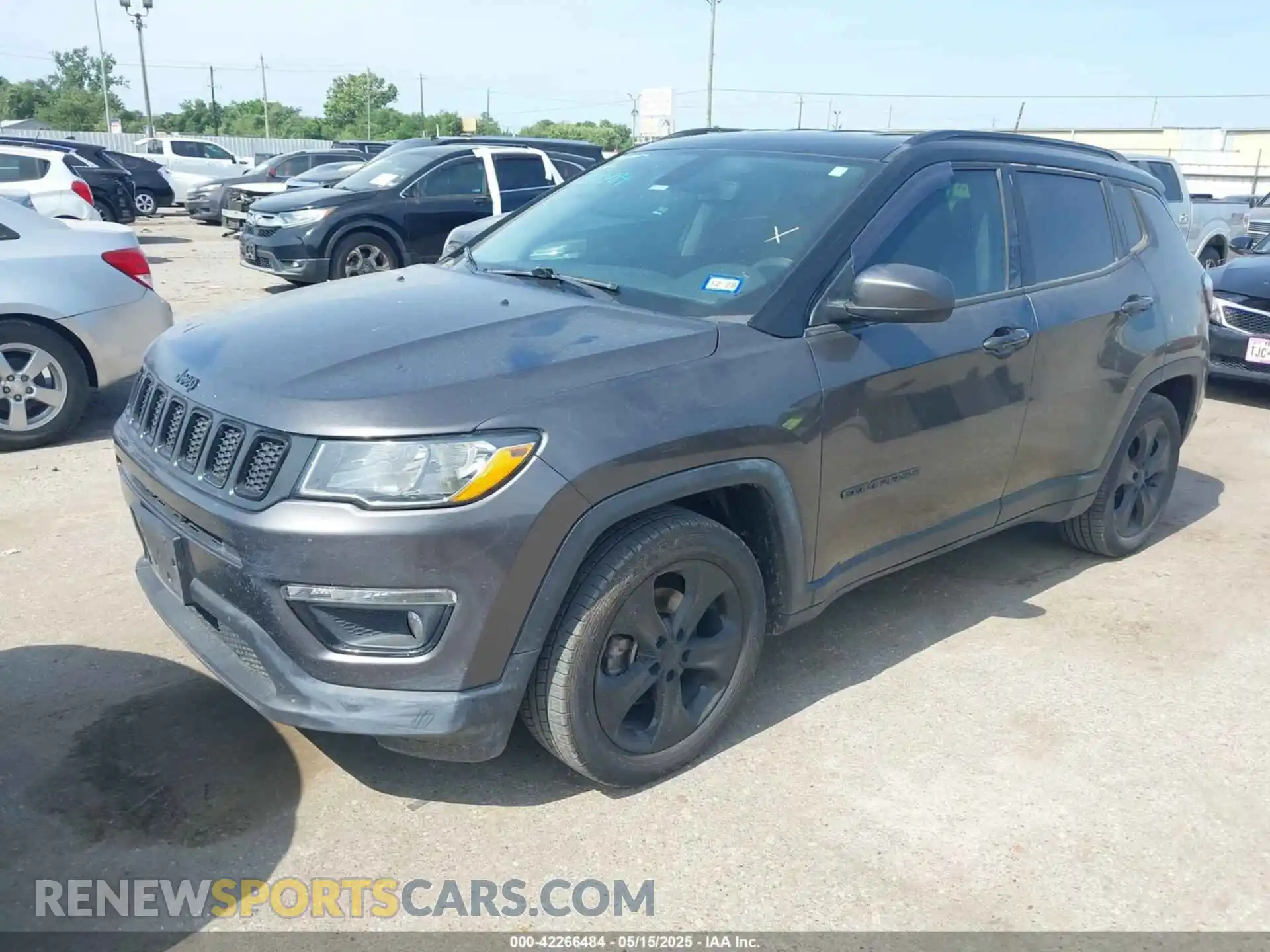 2 Photograph of a damaged car 3C4NJCBB7MT527321 JEEP COMPASS 2021