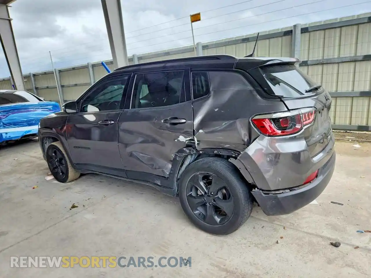 2 Фотография поврежденного автомобиля 3C4NJCBB7MT531885 JEEP COMPASS 2021