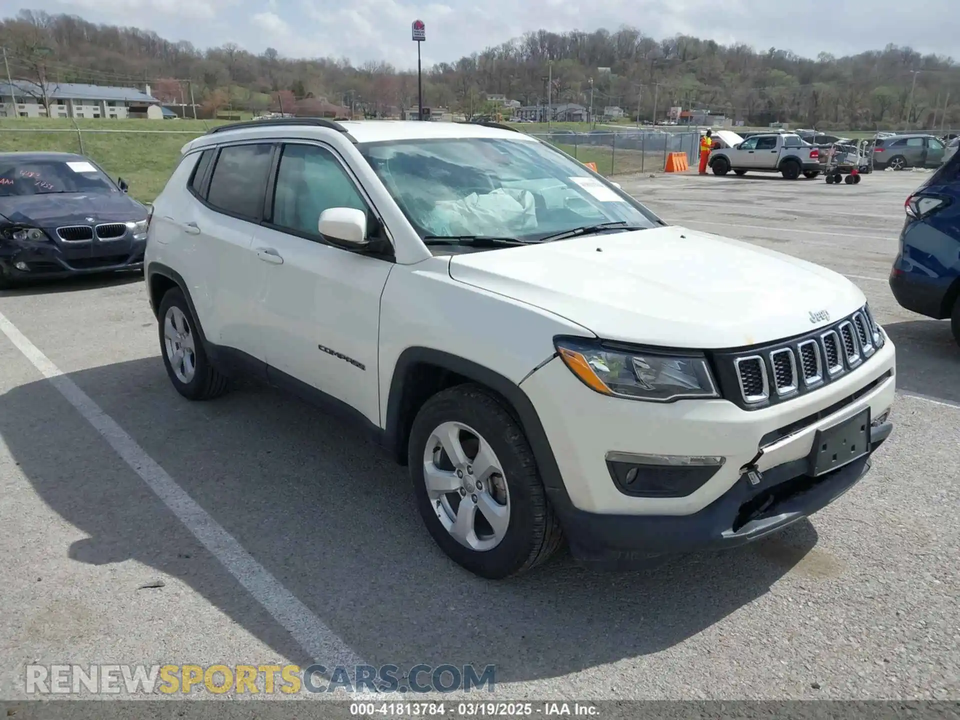 1 Photograph of a damaged car 3C4NJCBB7MT580777 JEEP COMPASS 2021