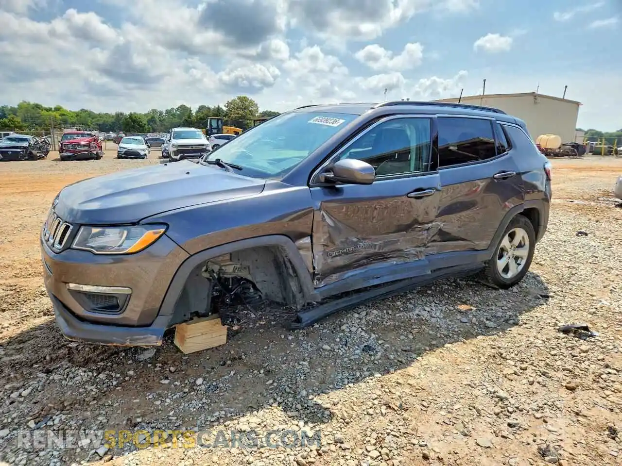 1 Photograph of a damaged car 3C4NJCBB8MT523245 JEEP COMPASS 2021