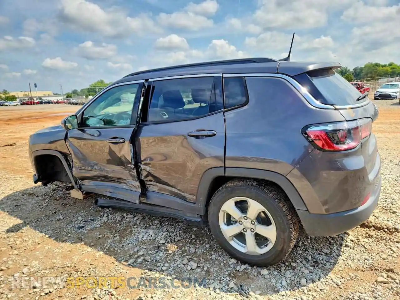 2 Photograph of a damaged car 3C4NJCBB8MT523245 JEEP COMPASS 2021