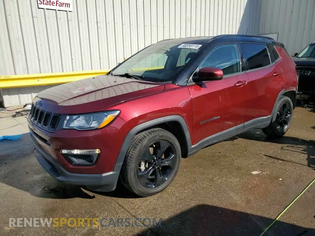 1 Photograph of a damaged car 3C4NJCBB8MT526873 JEEP COMPASS 2021