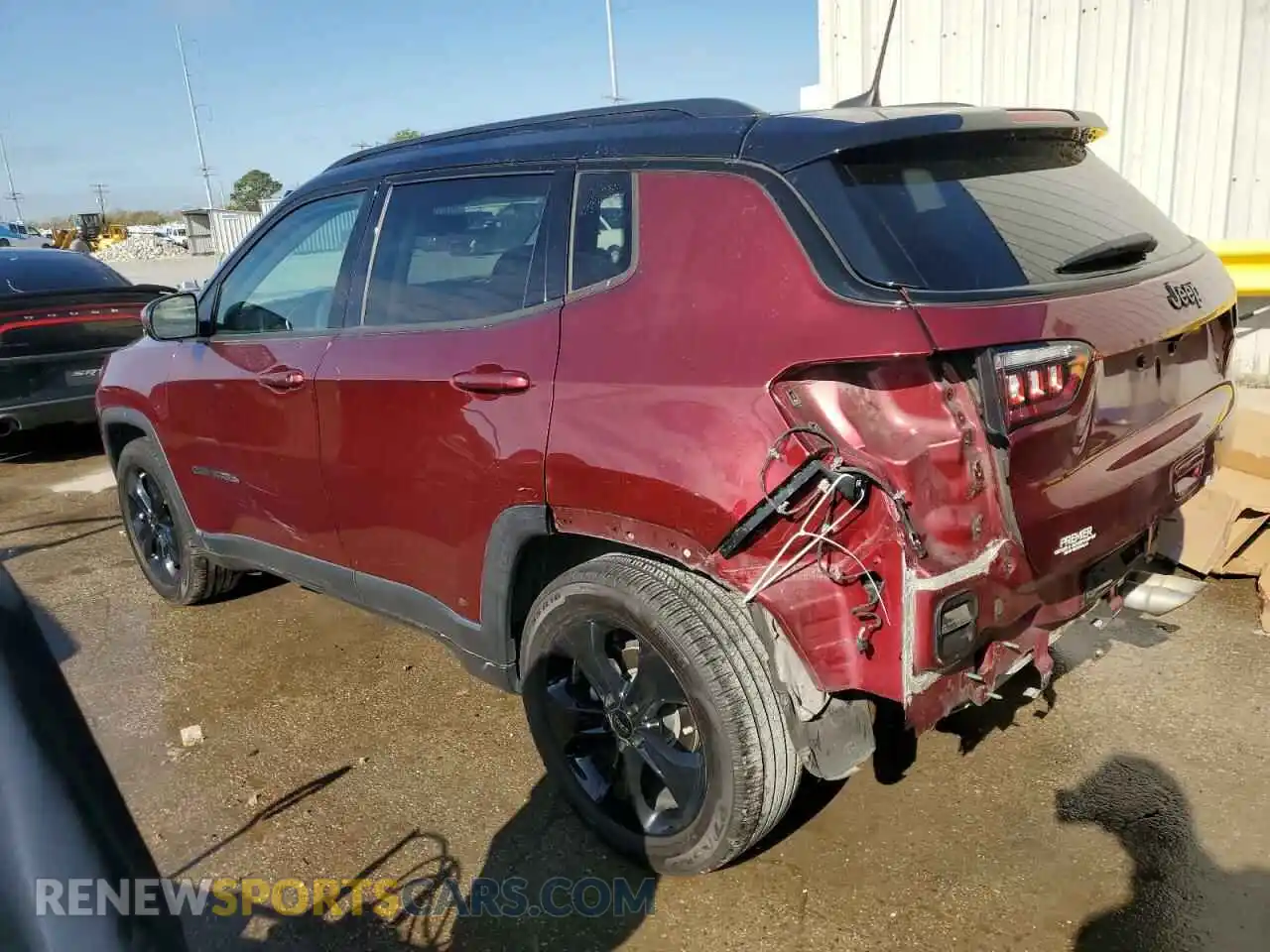 2 Photograph of a damaged car 3C4NJCBB8MT526873 JEEP COMPASS 2021