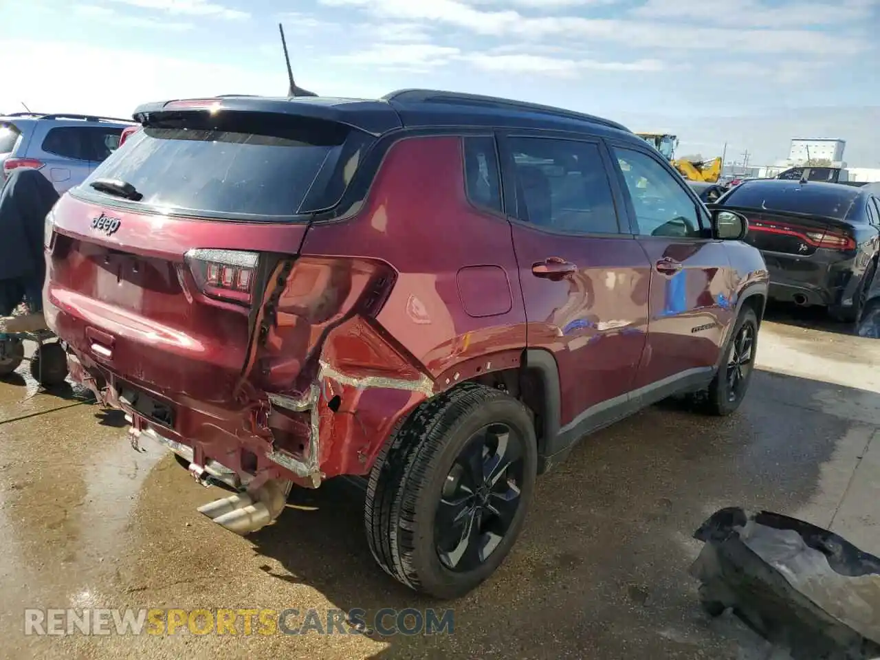 3 Photograph of a damaged car 3C4NJCBB8MT526873 JEEP COMPASS 2021