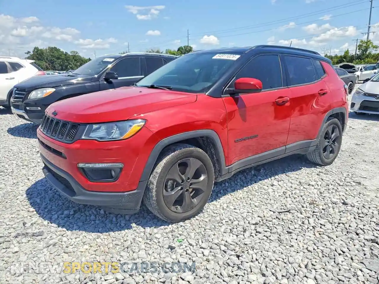 1 Photograph of a damaged car 3C4NJCBB8MT556052 JEEP COMPASS 2021