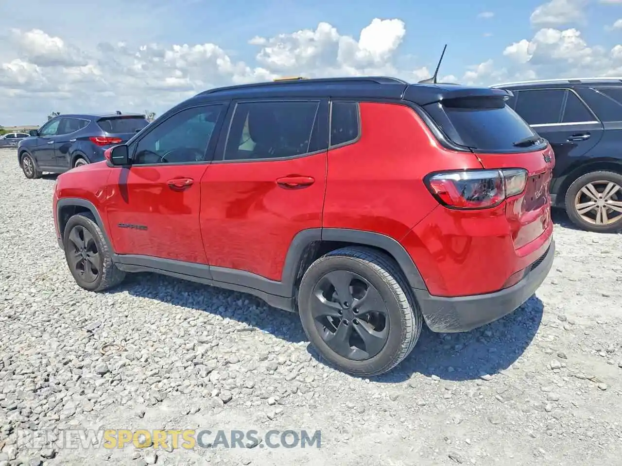 2 Photograph of a damaged car 3C4NJCBB8MT556052 JEEP COMPASS 2021