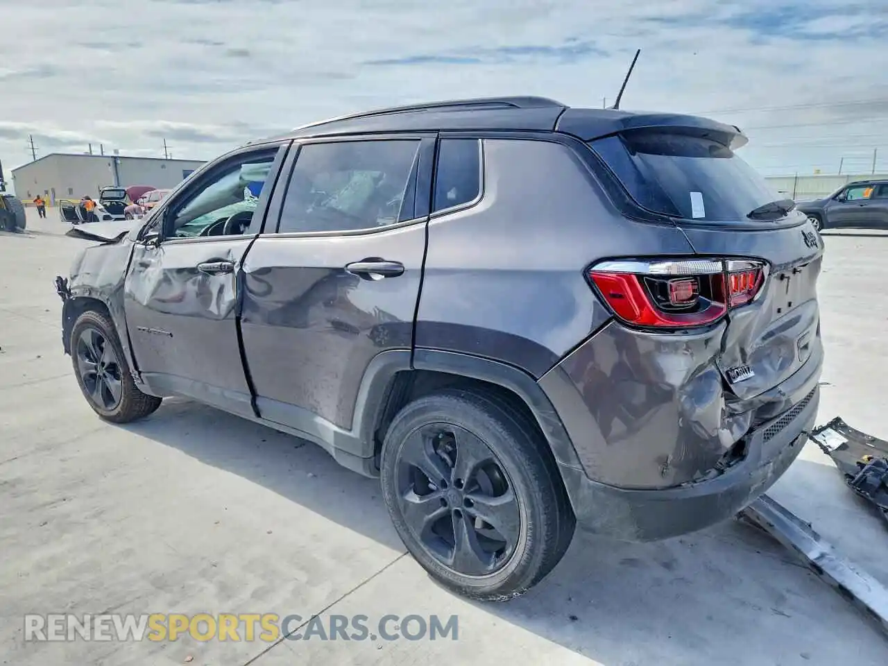 2 Photograph of a damaged car 3C4NJCBB8MT567567 JEEP COMPASS 2021