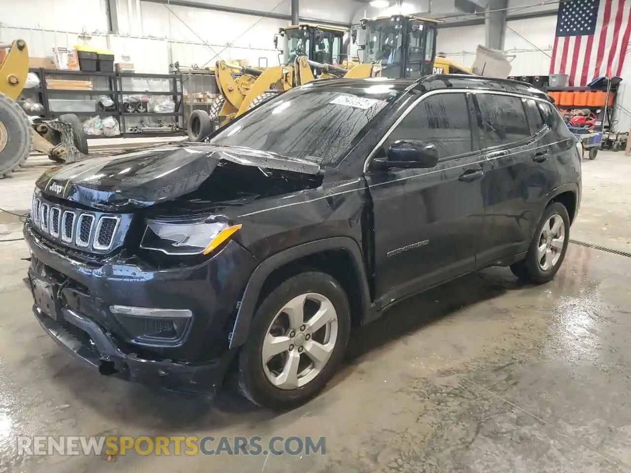 1 Photograph of a damaged car 3C4NJCBB8MT567665 JEEP COMPASS 2021
