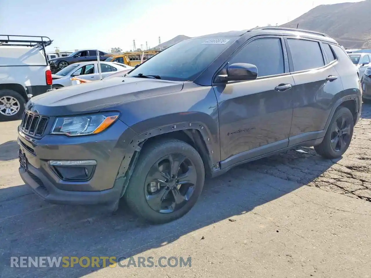 1 Photograph of a damaged car 3C4NJCBB9MT532035 JEEP COMPASS 2021