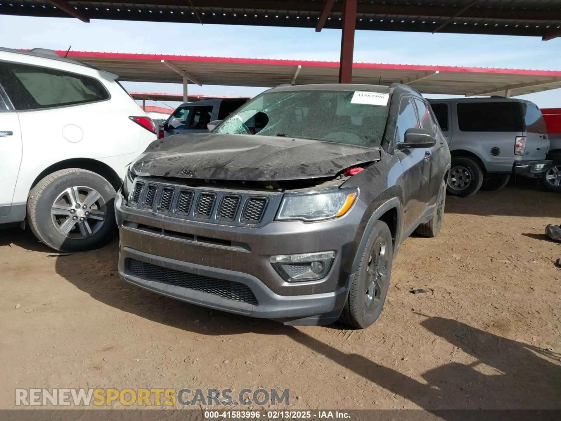 2 Фотография поврежденного автомобиля 3C4NJCBB9MT560370 JEEP COMPASS 2021