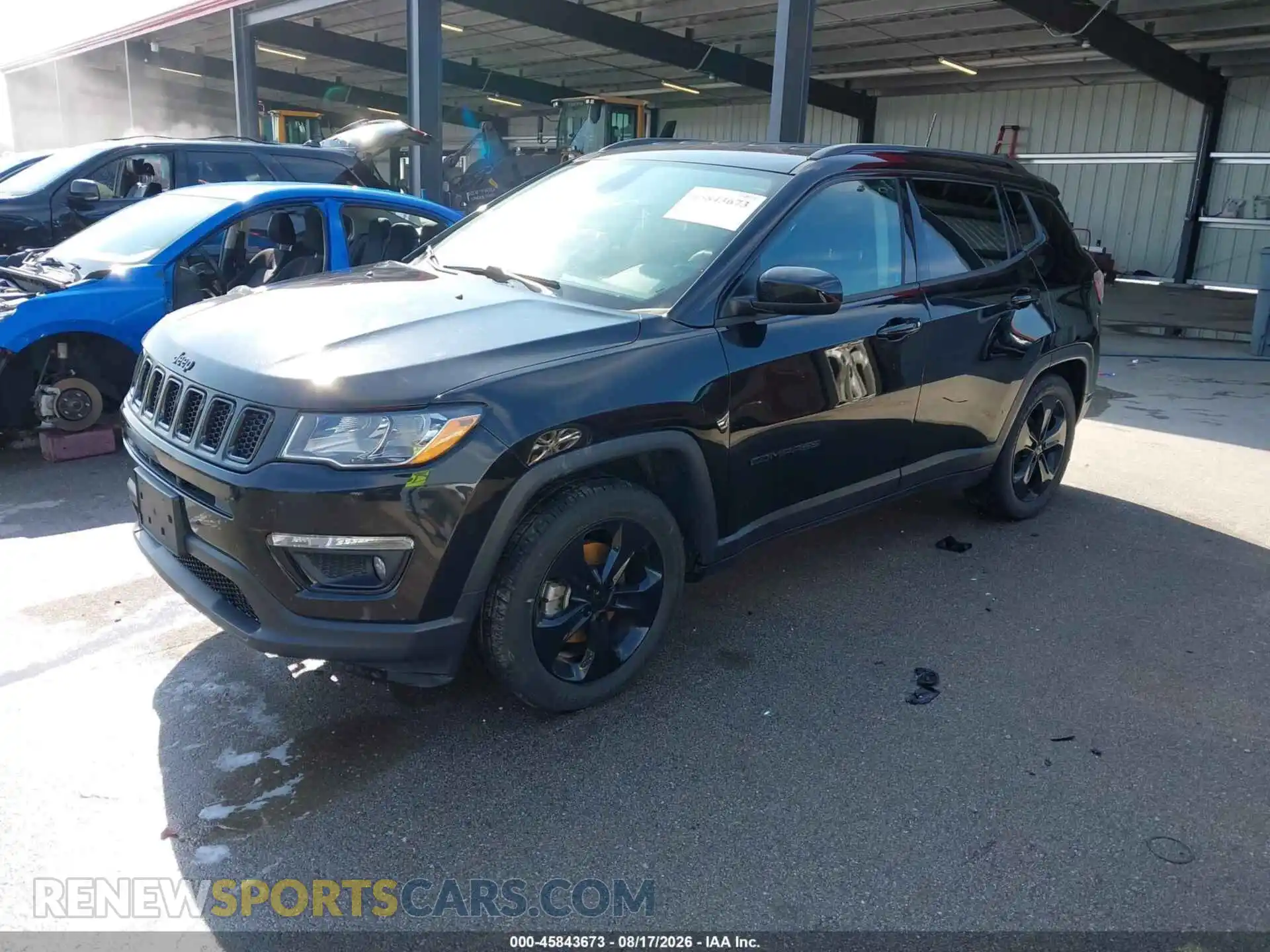 2 Photograph of a damaged car 3C4NJCBB9MT602407 JEEP COMPASS 2021