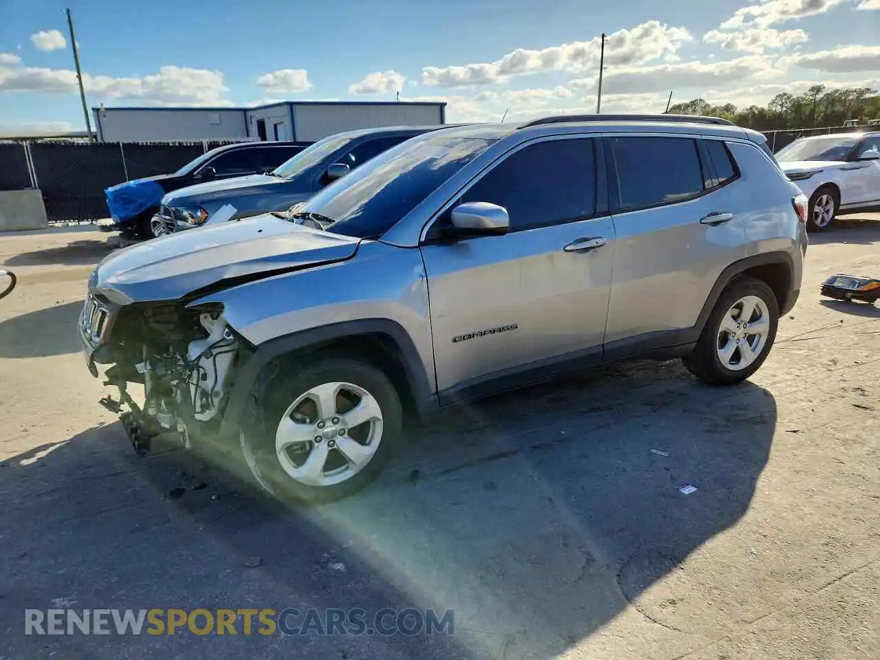 1 fotografías del automóvil dañado 3C4NJCBBXMT509962 JEEP COMPASS 2021