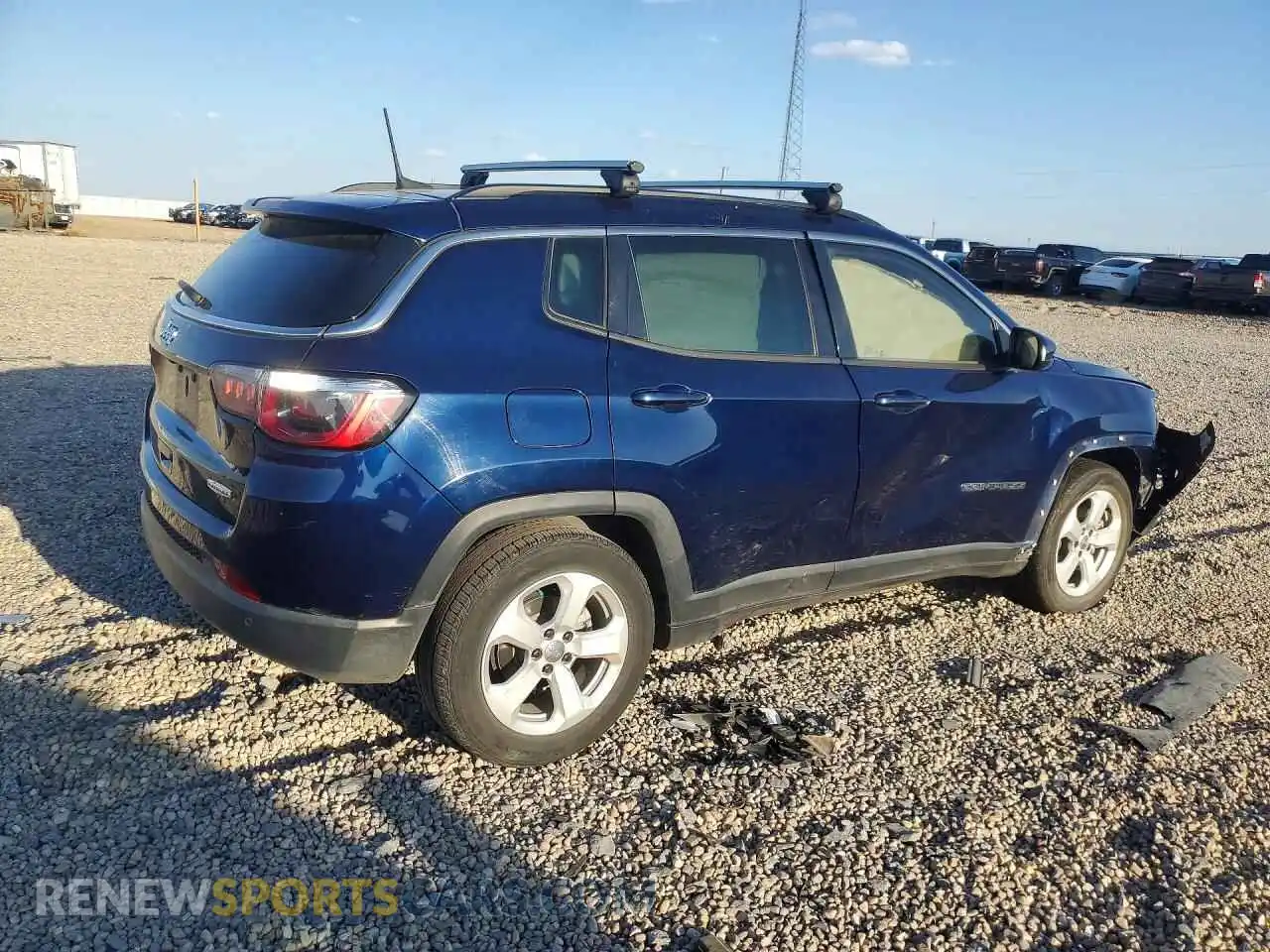 3 Photograph of a damaged car 3C4NJCBBXMT538412 JEEP COMPASS 2021