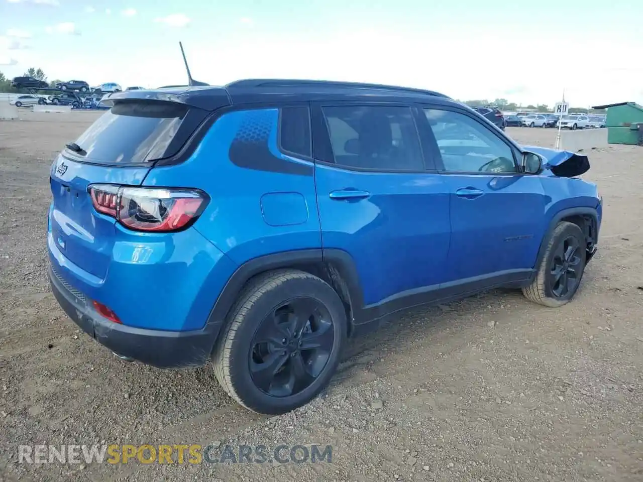 3 Photograph of a damaged car 3C4NJCBBXMT567361 JEEP COMPASS 2021