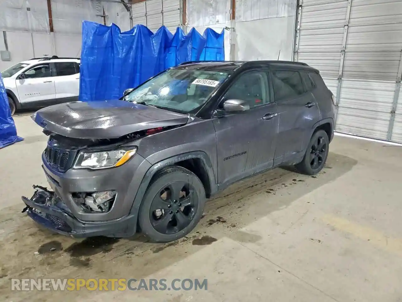 1 Photograph of a damaged car 3C4NJCBBXMT587190 JEEP COMPASS 2021