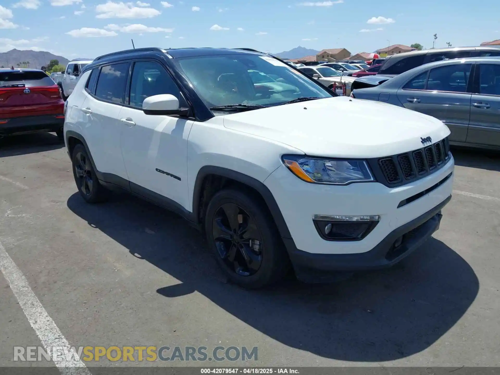 1 fotografías del automóvil dañado 3C4NJCBBXMT603940 JEEP COMPASS 2021