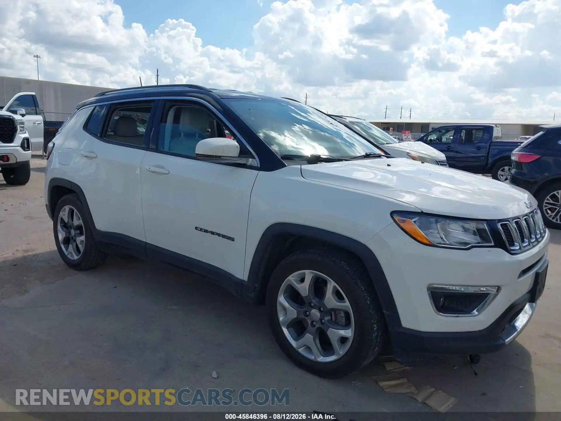 1 Фотография поврежденного автомобиля 3C4NJCCB0MT523397 JEEP COMPASS 2021