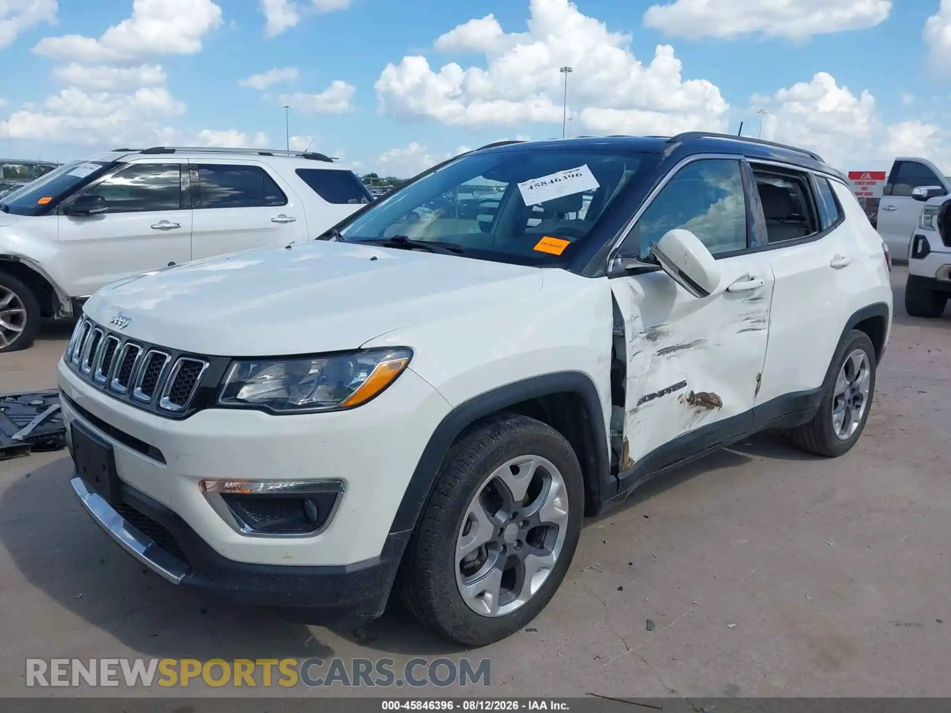 2 Фотография поврежденного автомобиля 3C4NJCCB0MT523397 JEEP COMPASS 2021