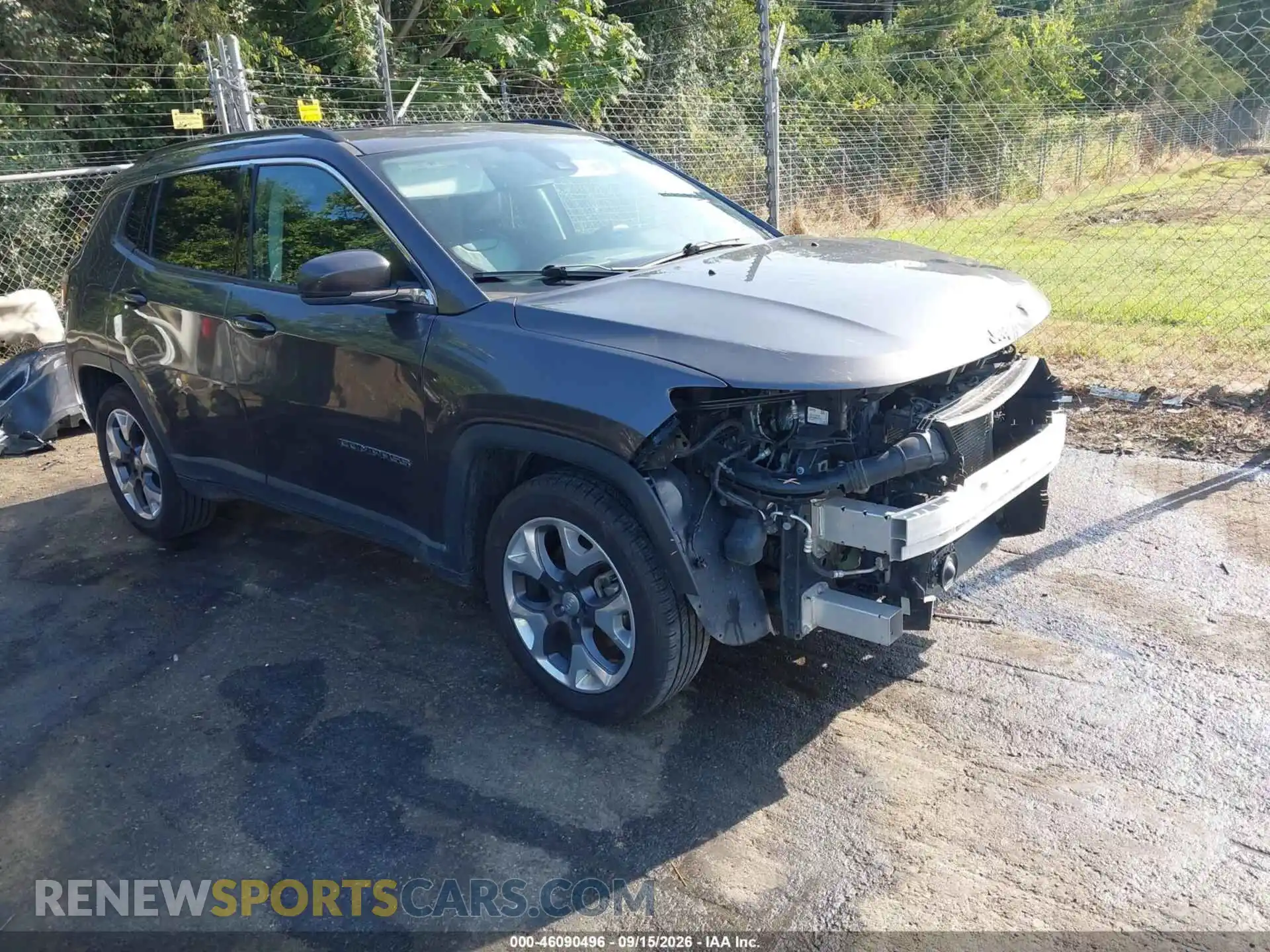 1 Photograph of a damaged car 3C4NJCCB0MT564340 JEEP COMPASS 2021