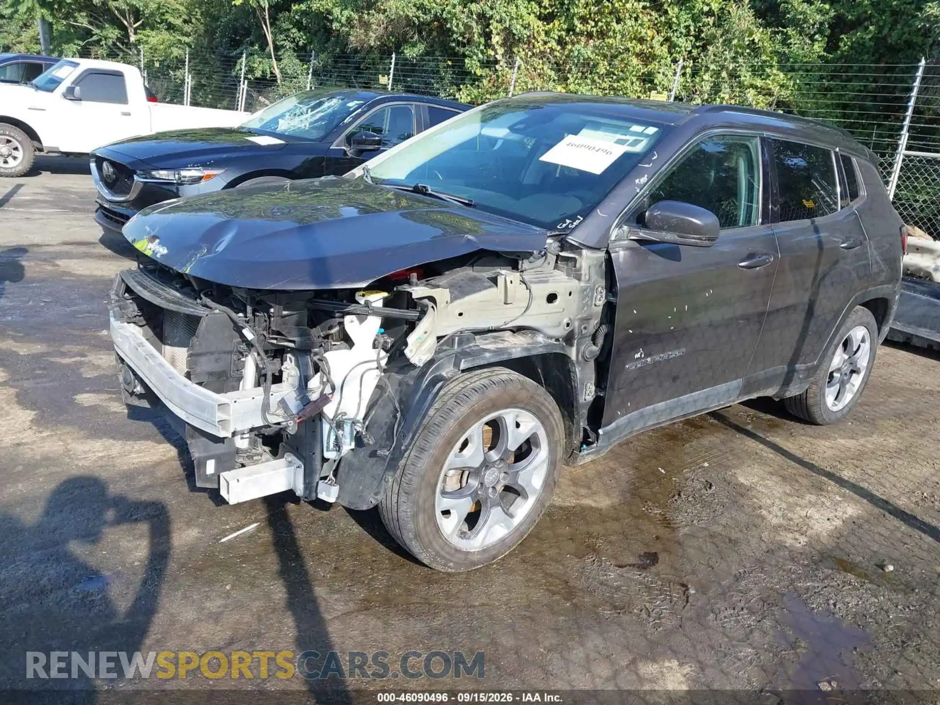 2 Photograph of a damaged car 3C4NJCCB0MT564340 JEEP COMPASS 2021