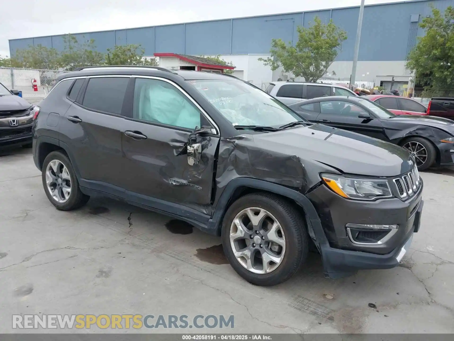 1 Photograph of a damaged car 3C4NJCCB0MT571336 JEEP COMPASS 2021
