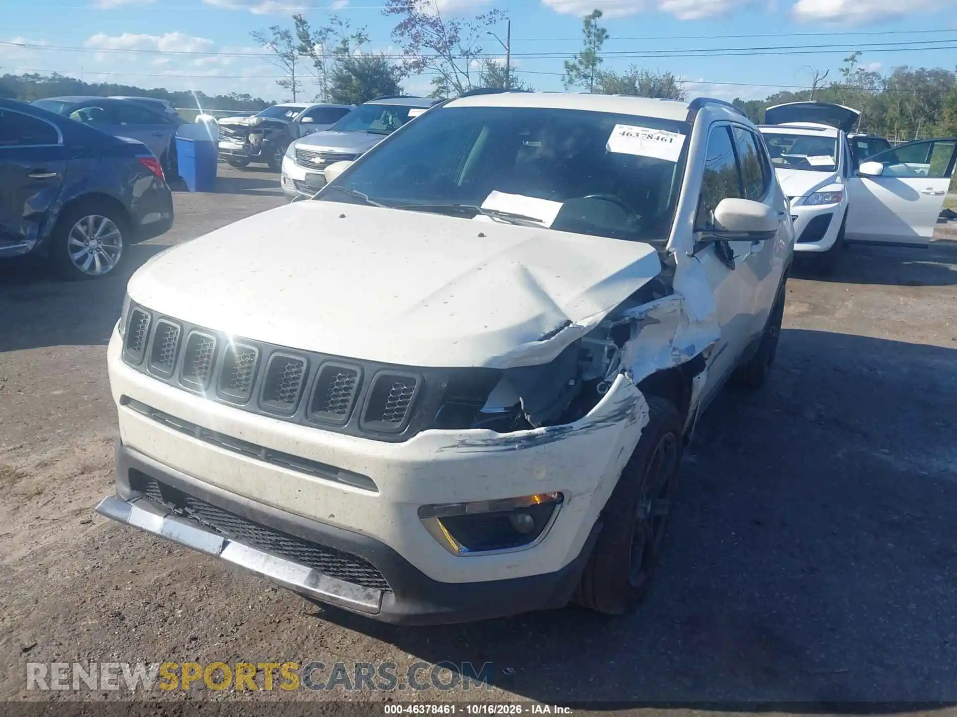 2 Фотография поврежденного автомобиля 3C4NJCCB1MT522453 JEEP COMPASS 2021