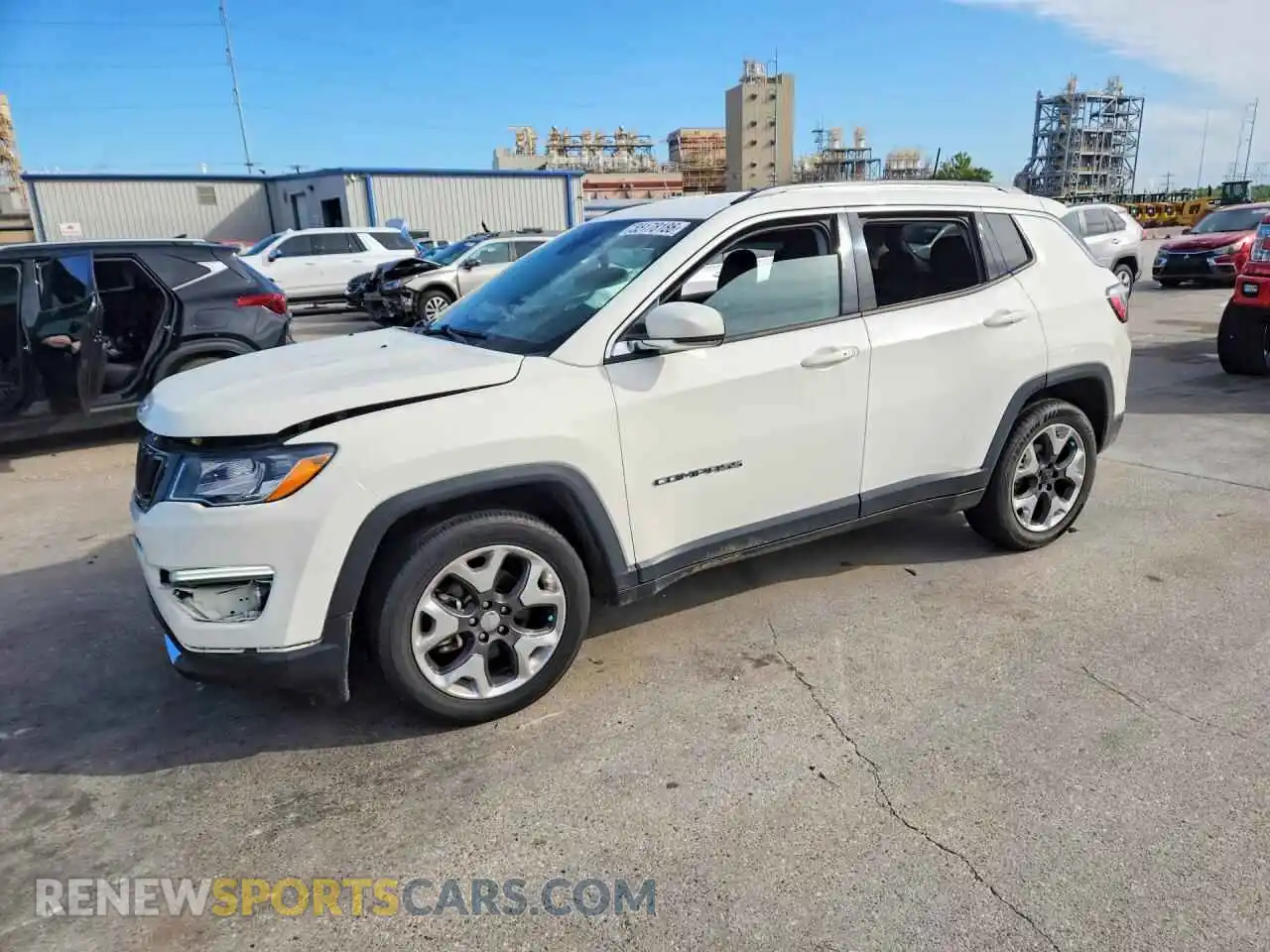 1 Photograph of a damaged car 3C4NJCCB1MT564282 JEEP COMPASS 2021