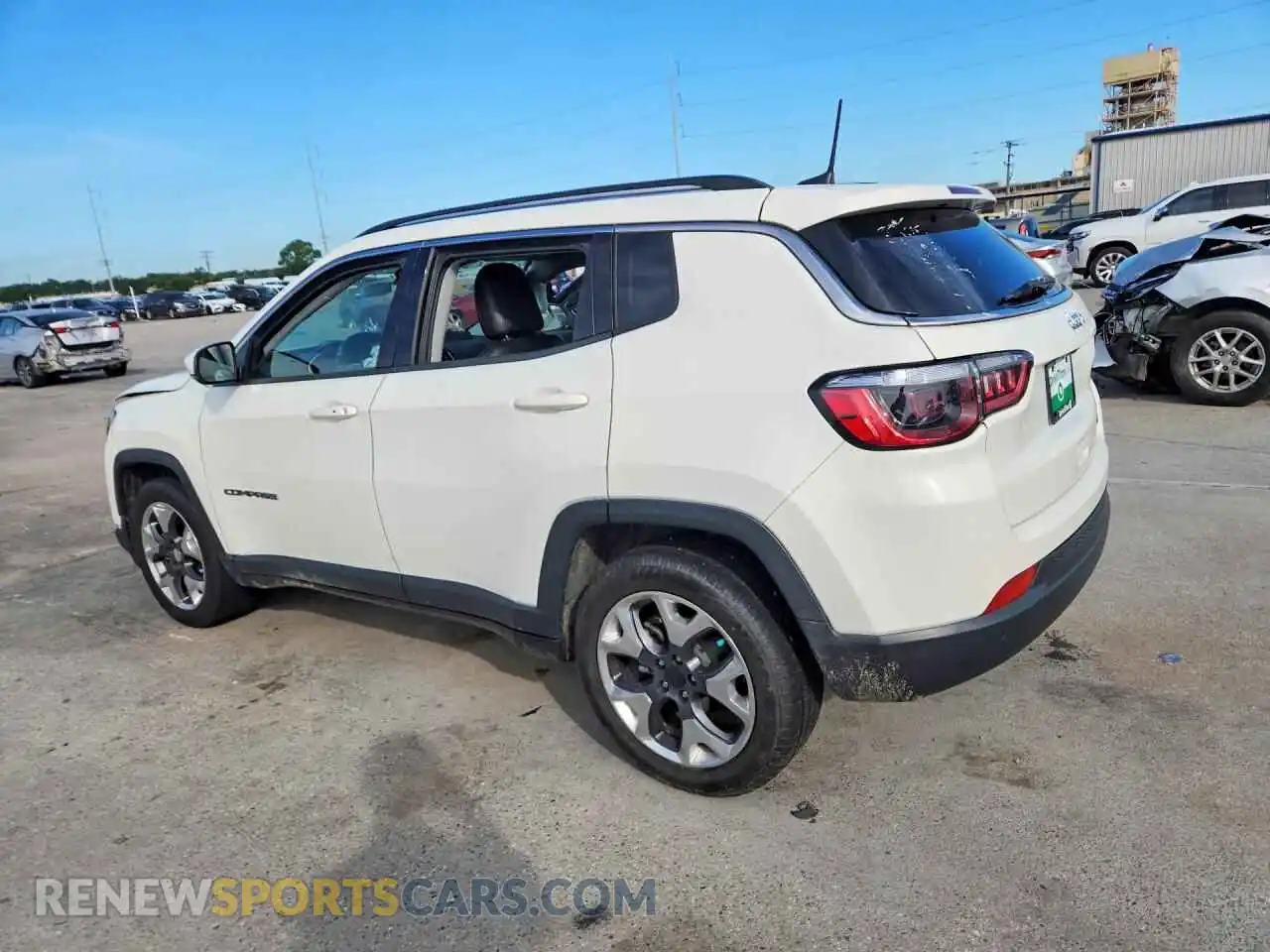 2 Photograph of a damaged car 3C4NJCCB1MT564282 JEEP COMPASS 2021